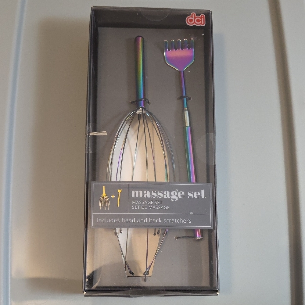 DCI Massage Set with Black and Purple Tools